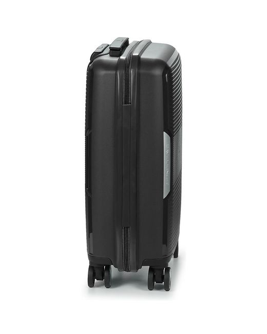 David Jones Black Hard Suitcase Ba-8005 34l Cabin