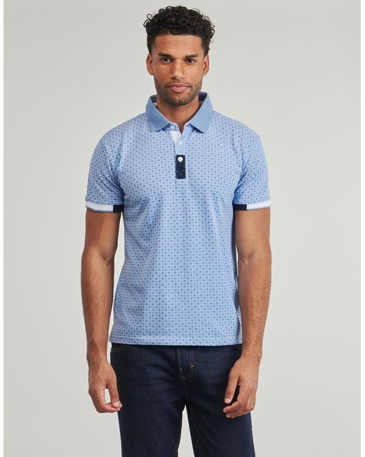Yurban Blue Polo Shirt Achird for men