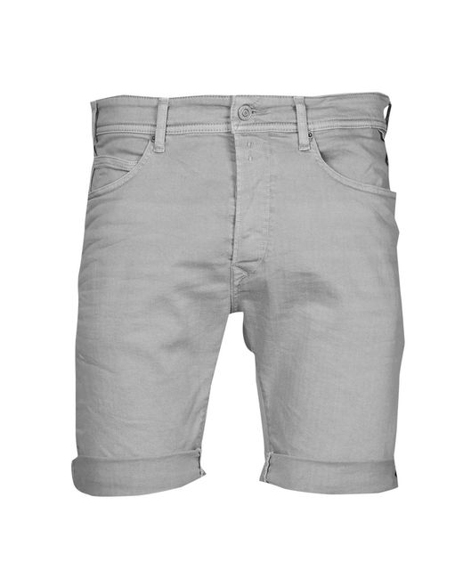 Replay Gray Ma981b Shorts for men