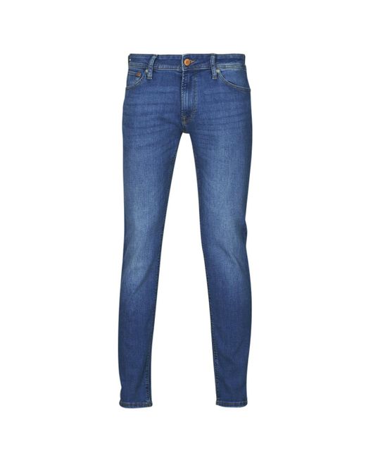Jack & Jones Blue Skinny Jeans Jjiliam Jjoriginal Sbd 114 50sps for men