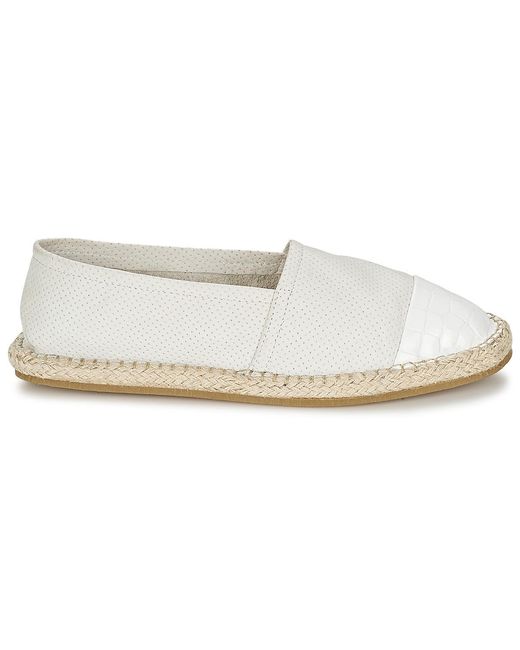 Elia B White Chica Slip-ons (shoes)