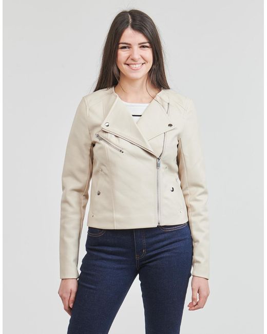Vero Moda Natural Leather Jacket Vmriley
