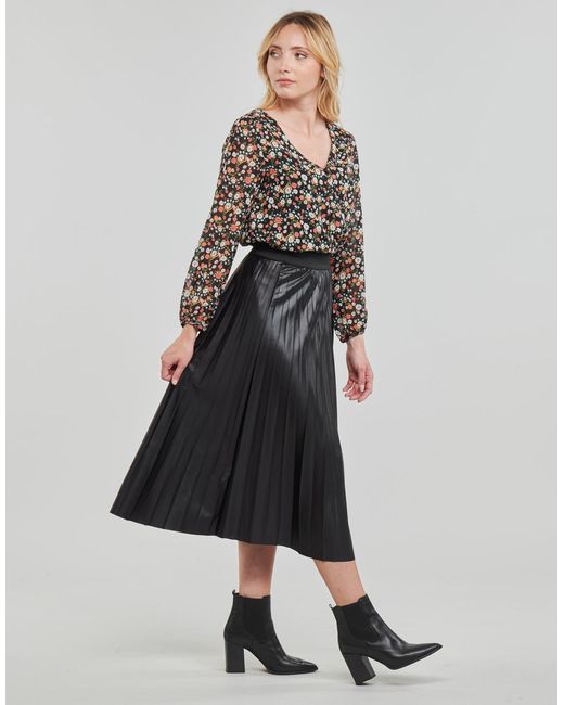 Vila Black Vinitban Skirt/su Skirt