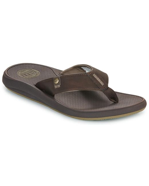 Reef Brown Flip Flops / Sandals (shoes) Phantom Nias for men