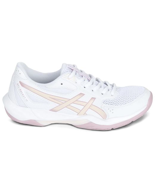 Asics White Indoor Sports Trainers (shoes) Gel-rocket 12