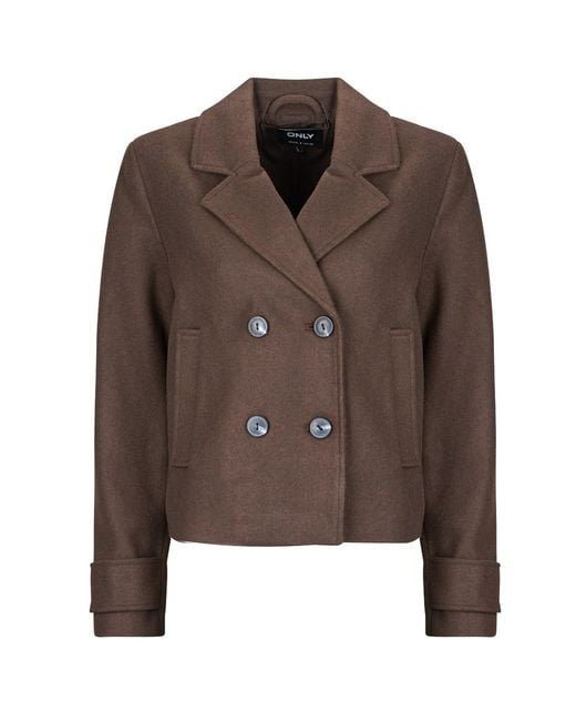 ONLY Brown Coat Onlfreja