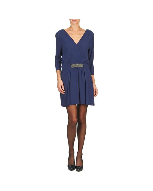 Betty London Blue Dusty Dress