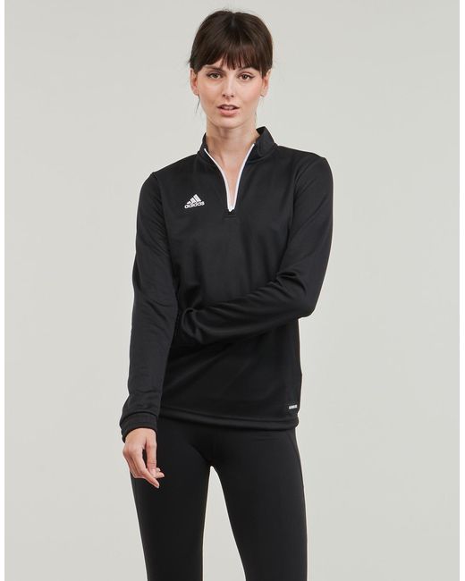Adidas Black Sweatshirts Ent22 Tr Top W