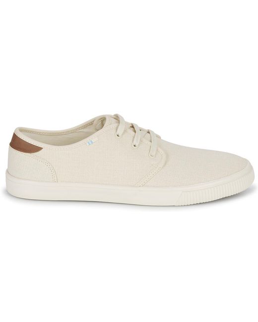TOMS White Shoes (trainers) Carlo for men
