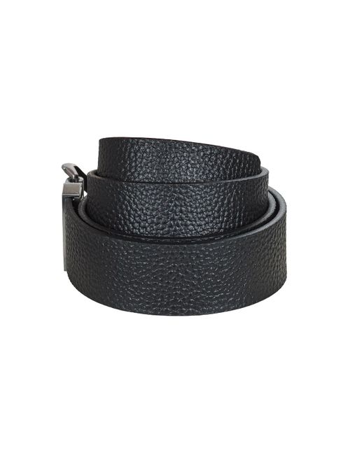 Calvin Klein Black Belt Adj/rev Ck Metal Bombe Pb 35mm for men
