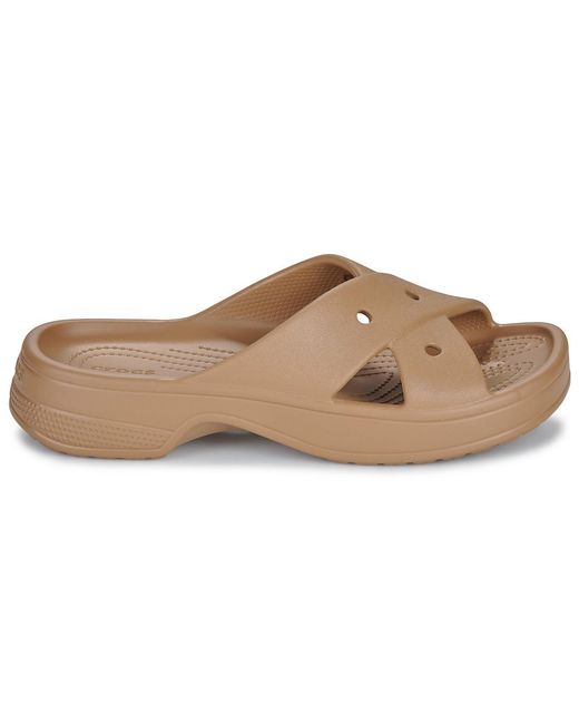 CROCSTM Brown Mules / Casual Shoes Cl Womens Cross Strap