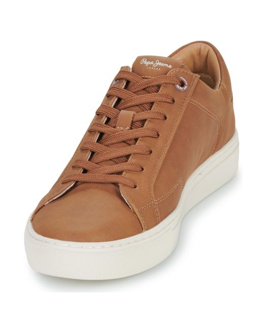 Pepe Jeans Brown Shoes (trainers) Joe Basic for men
