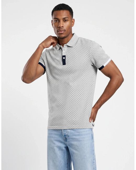 BOTD Gray Polo Shirt Achird for men