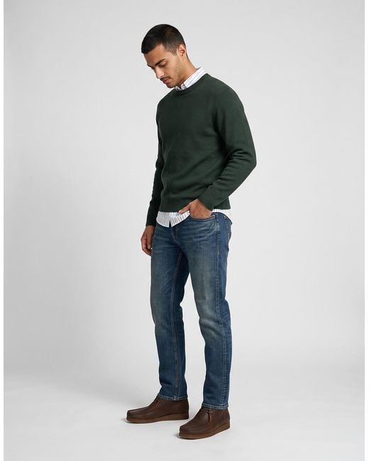 Jack & Jones Blue Skinny Jeans Jjiclark Jjvintage Cb 169 for men
