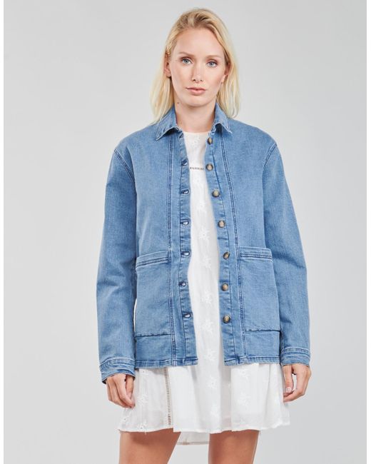 Betty London Blue Ovest Denim Jacket