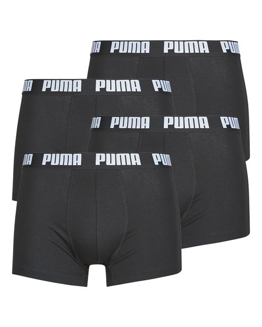 PUMA Black Boxer Shorts Boxer Ecom Pack De 4 for men