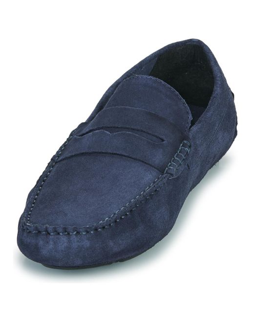 Jack & Jones Blue Jfwjensen Suede Loafer Loafers / Casual Shoes for men
