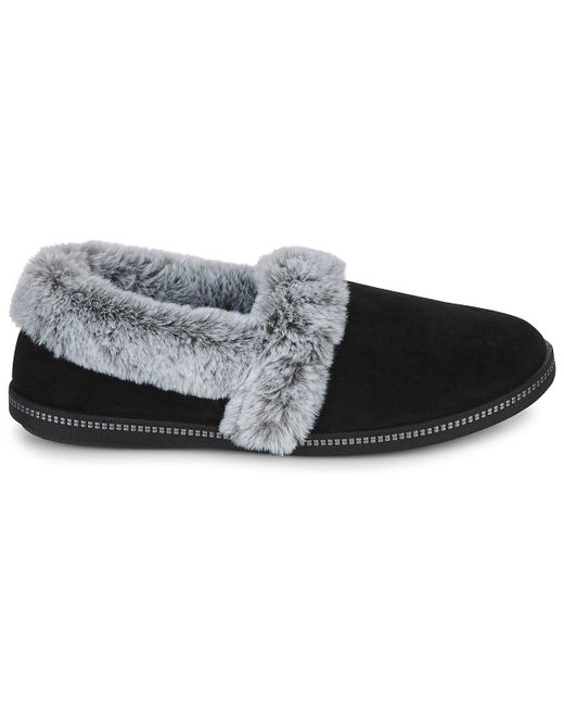 Skechers Black Cozy Campfire Team Toasty Slippers