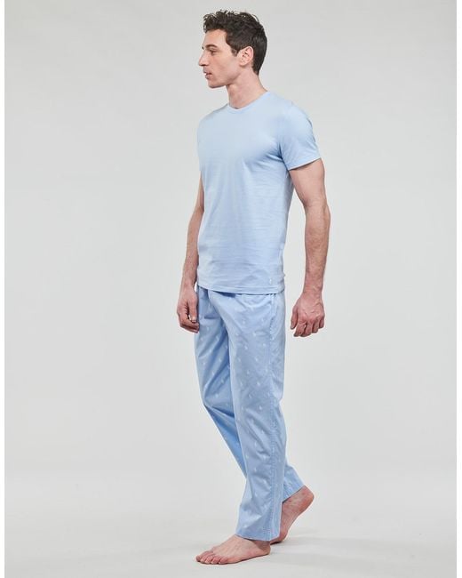 Polo Ralph Lauren Blue T Shirt 3 Pack Crew Undershirt for men