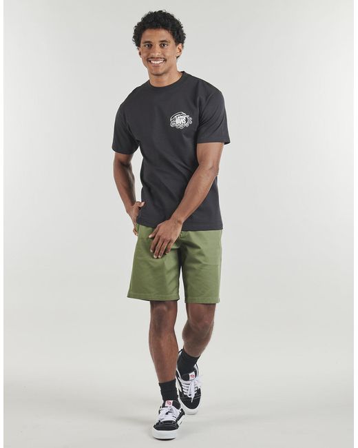 Vans Black T Shirt Hot Lines Ss Tee for men