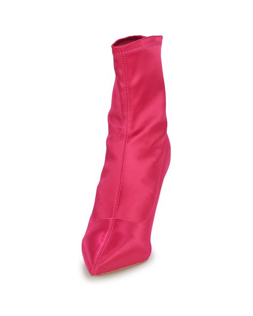 Moony Mood Pink Low Ankle Boots New03