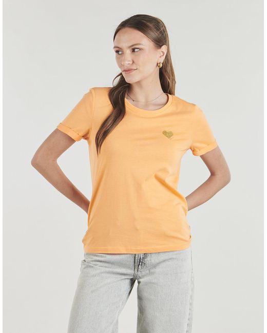 ONLY Orange T Shirt Onlkita Life