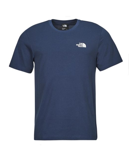 The North Face Blue T Shirt Simple Dome for men