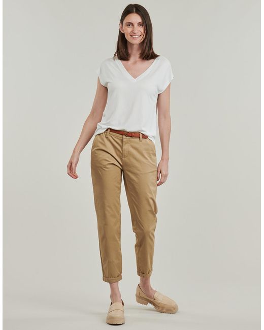 ONLY Natural Trousers Onlbiana