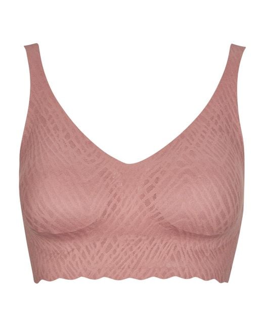 Sloggi Pink Triangle Bras And Bralettes Zero Feel Bliss Bralette