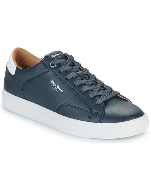 Pepe Jeans Blue Shoes (trainers) Joe Basic for men