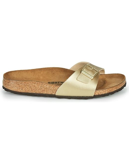 Birkenstock Metallic Madrid Bs Birko-flor Gold Sandals 5 Uk