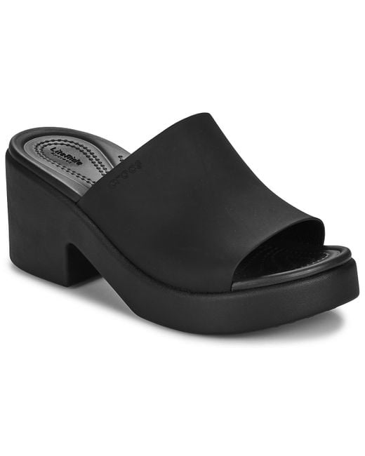 CROCSTM Black Mules / Casual Shoes Brooklyn Slide Heel