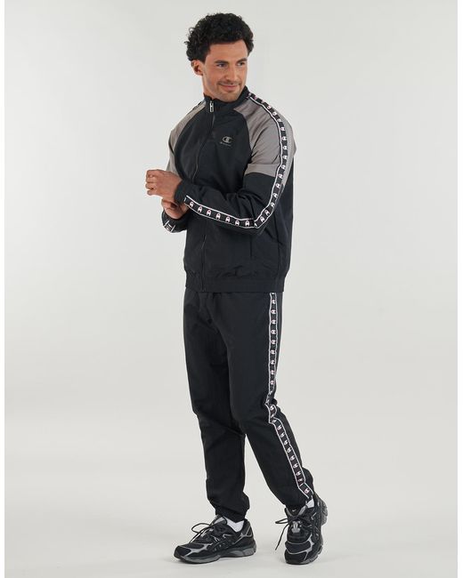 Champion Gray Tracksuit Jacket Full Zip Top for men
