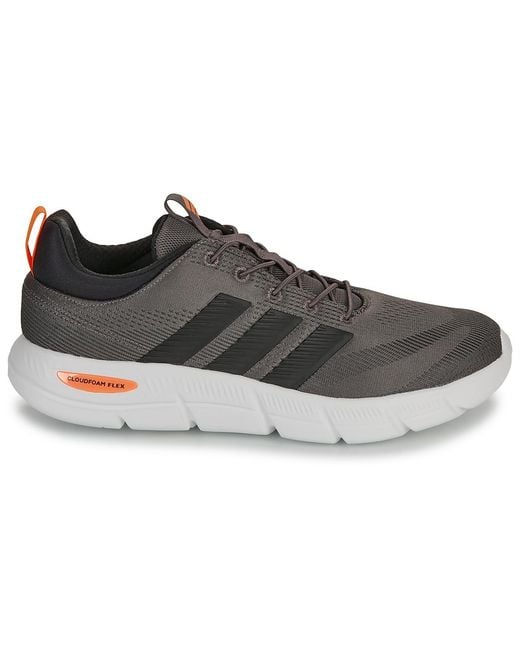 Adidas Black Shoes (trainers) Cloudfoam Flex - Elastic Laces for men