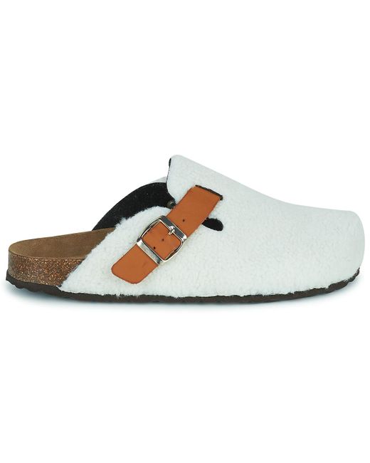 Casual Attitude White New006 Slippers for men
