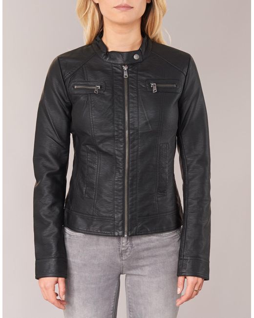 only bandit faux leather jacket