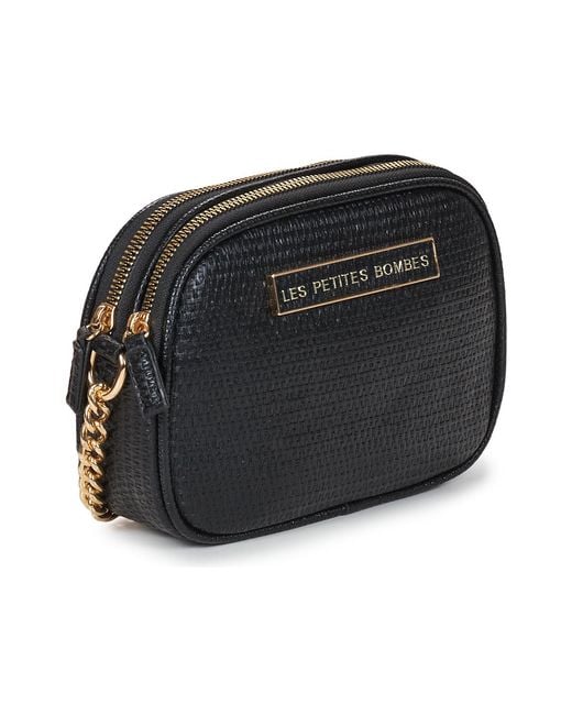 Les Petites Bombes Black Shoulder Bag Albane