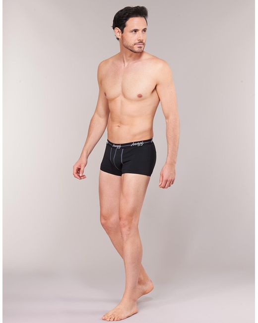 Sloggi Gray Men Start X 3 Boxer Shorts for men