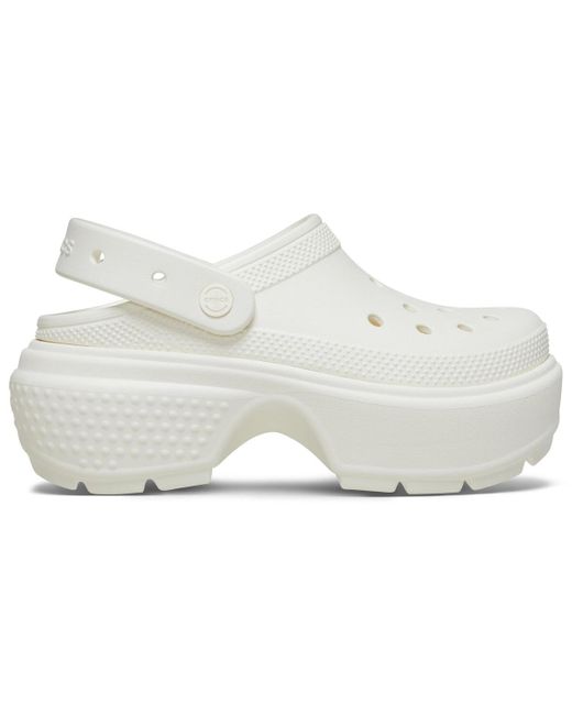 CROCSTM White Clogs (shoes) Stomp Clog