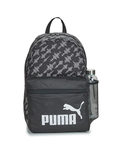 PUMA Black Backpack Phase Aop Backpack for men