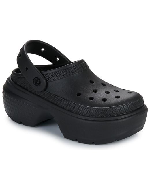 CROCSTM Black Clogs (shoes) Stomp Clog