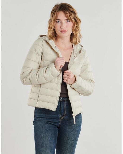 ONLY Natural Duffel Coats Onltahia Lw Quilted Hood