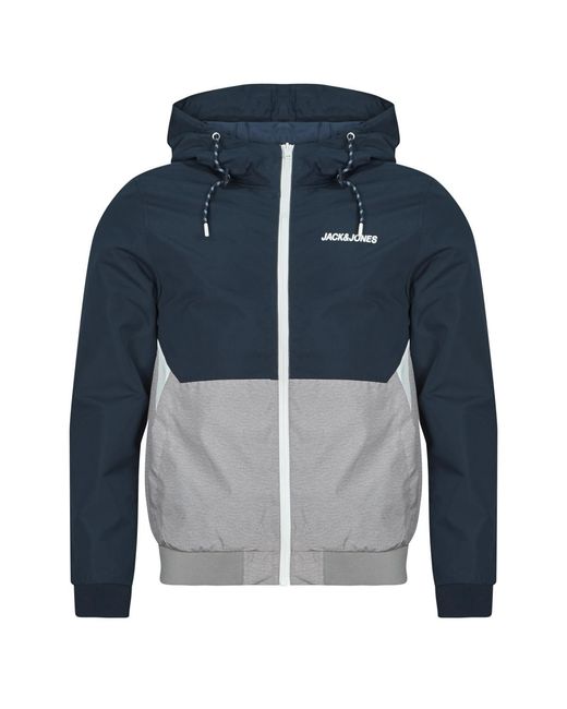 Jack & Jones Blue Jacket Jjerush for men