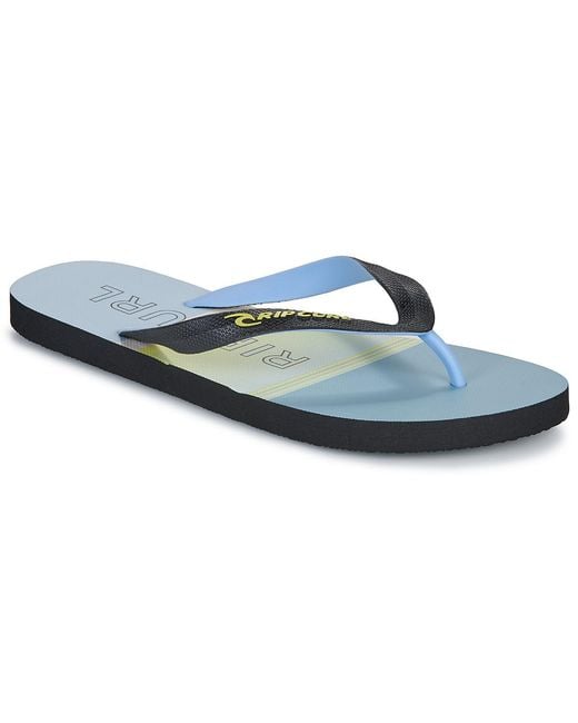 Rip Curl Blue Flip Flops / Sandals (shoes) Breakers Bloom Open Toe for men