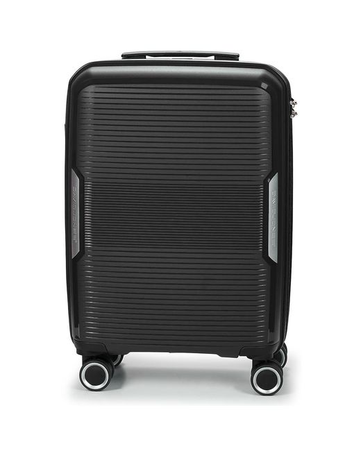 David Jones Black Hard Suitcase Ba-8005 34l Cabin