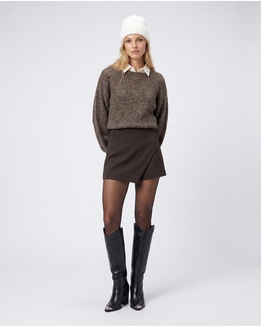 ONLY Brown Short Skirts Onlmist-yasmine Wrap Skort