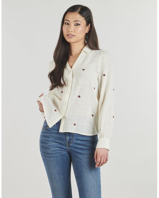 Vero Moda Gray Blouse Vmjillian Ls Shirt