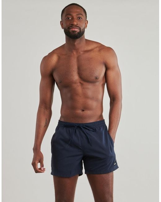 Quiksilver Blue Trunks / Swim Shorts Everyday Solid Volley 15 for men