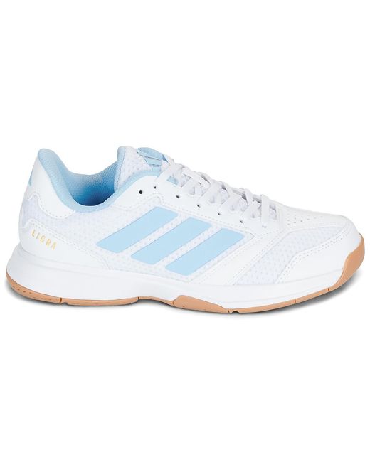 Adidas Blue Indoor Sports Trainers (shoes) Ligra 8 W