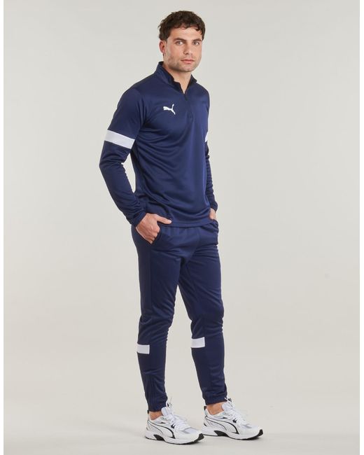 PUMA Blue Sweatshirts Individualrise Zip Top for men